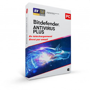 Bitdefender Antivirus Plus 2026 – 1 App 1 An – PC Windows – Edition Europe – Licence livrée par mail 24h/24