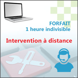 FORFAIT 1 heure indivisible – Dépannage à distance – PC Windows