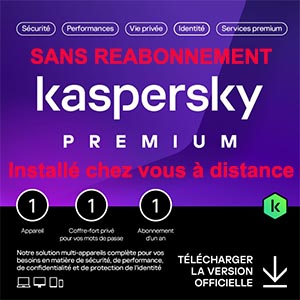 Kaspersky Premium 2026 – Multidevice 1 App 1 An – PC Mac Android iOS – Edition Française + Installation